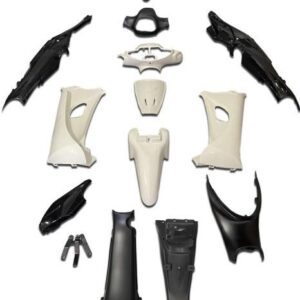 ΣΕΤ ΠΛΑΣΤΙΚΑ MODEDAS KRISS 125 ΚΑΡΜΠΥΡΑΤΕΡ ΑΣΠΡΑ/ΜΑΥΡΑ -17ΤΕΜΑΧΙΑ- ΜΑΛΑΙΣΙΑΣ
